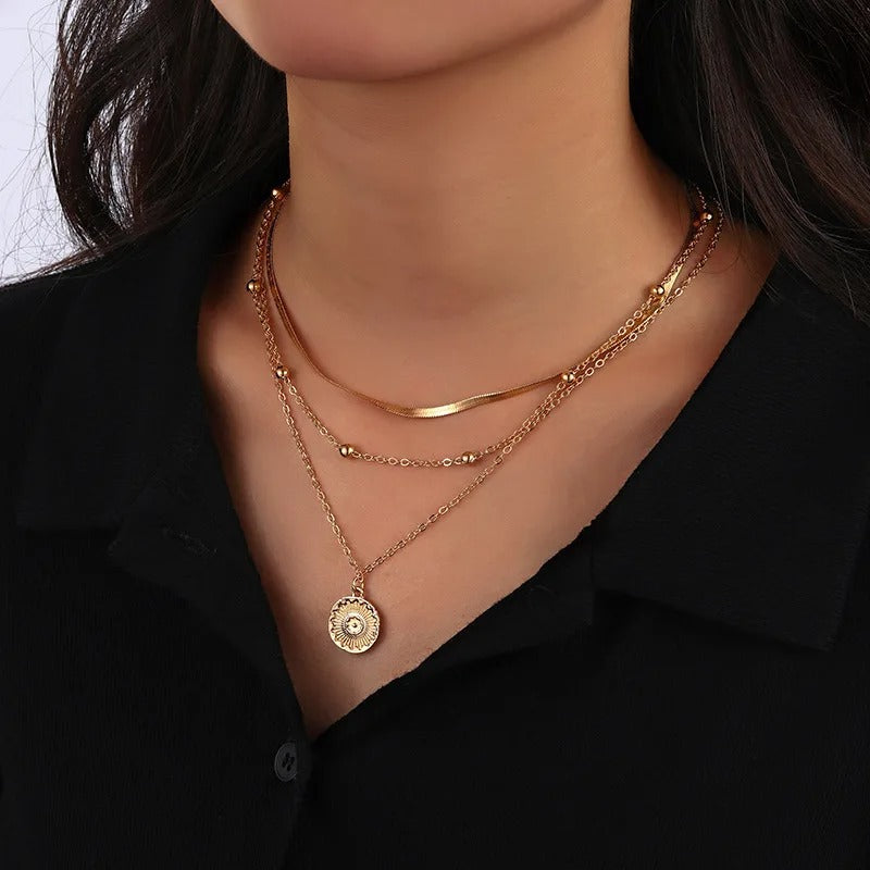 Stainless Steel Cross Pendant Necklace for Men Women